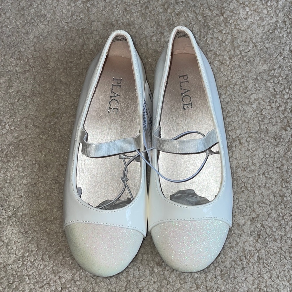 Children’s Place White Flats - Sz 10